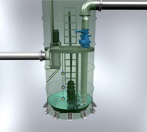 雨水污水分流井泵站智能一体化截